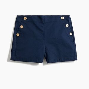 Sailor short in stretch piqué cotton nwt sz 4